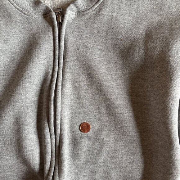 oversized zip-up sweatshirt - Picture 7 of 7